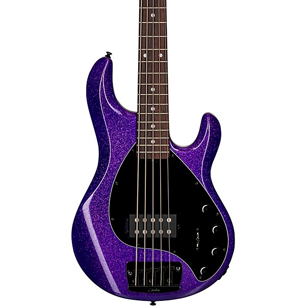 Sterling by Music Man StingRay RAY35 Sparkle Bass Guitar Purple Sparkle