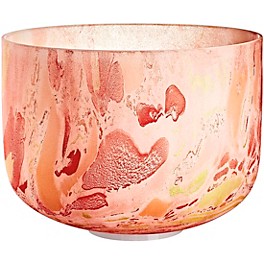 MEINL Sonic Energy 10in. Marble Crystal Singing Bowl, D4, 432 Hz, Sacral Chakra Orange