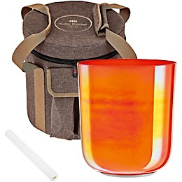 MEINL Sonic Energy 6.7" Essence Crystal Singing Bowl, Orange, C4, 440 Hz, Root Chakra