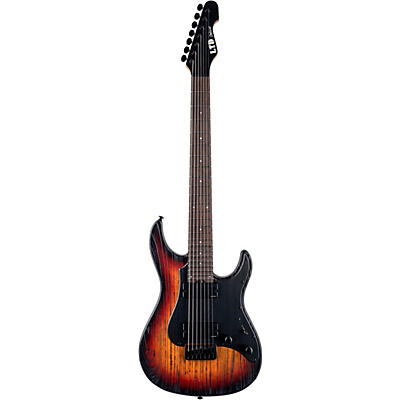 Esp Ltd Sn-1007 Baritone Electric Guitar Fireblast for sale