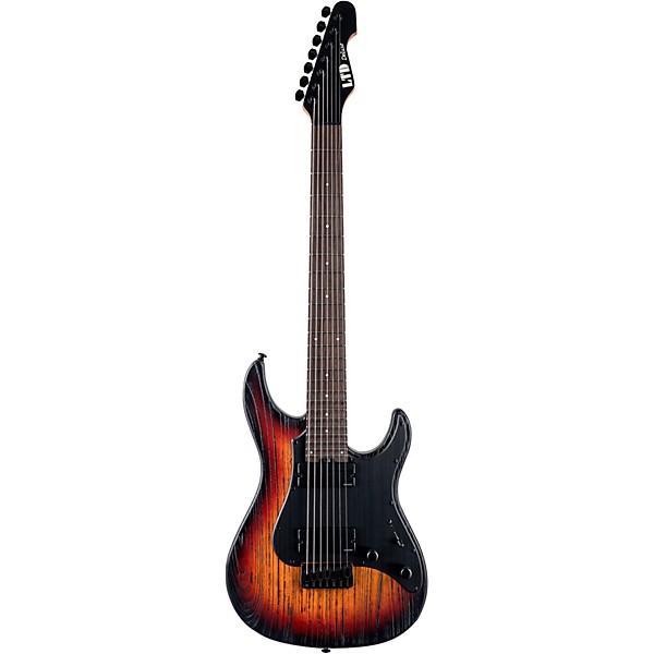 ESP LTD SN-1007 Baritone Electric Guitar Fireblast