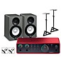 Focusrite Scarlett 2i2 Gen 4 with Yamaha HS Studio Monitor Pair Bundle (Stands & Cables Included) HS5 SG thumbnail