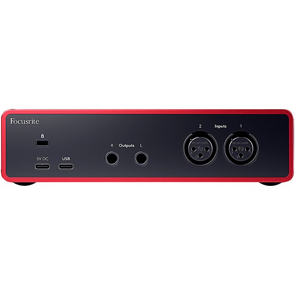 Focusrite Scarlett 2i2 Gen 4 with Yamaha HS Studio Monitor Pair Bundle (Stands & Cables Included) HS5 SG