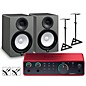 Focusrite Scarlett 2i2 Gen 4 with Yamaha HS Studio Monitor Pair Bundle (Stands & Cables Included) HS8 SG thumbnail