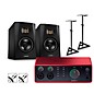 Focusrite Scarlett 4i4 Gen 4 with Adam Audio T-Series Studio Monitor Pair Bundle (Stands & Cables Included) T5V thumbnail