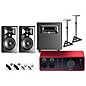 Focusrite Scarlett 4i4 Gen 4 with JBL 3 Series Studio Monitor Pair & LSR Subwoofer Bundle (Stands & Cables Included) 306MKII thumbnail