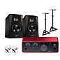 Focusrite Scarlett Solo Gen 4 with Adam Audio T-Series Studio Monitor Pair Bundle (Stands & Cables Included) T5V thumbnail