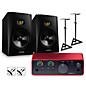 Focusrite Scarlett Solo Gen 4 with Adam Audio T-Series Studio Monitor Pair Bundle (Stands & Cables Included) T8V thumbnail