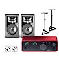 Focusrite Scarlett Solo Gen 4 With JBL 3 Series Studio Monitor Pair Bundle (Stands & Cables Included) 305MKII thumbnail