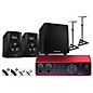Focusrite Scarlett 2i2 Gen 4 with Adam Audio T-Series Studio Monitor Pair & T10S Subwoofer Bundle (Stands & Cables Included) T5V thumbnail