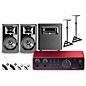 Focusrite Scarlett 2i2 Gen 4 with JBL 3 Series Studio Monitor Pair & LSR Subwoofer Bundle (Stands & Cables Included) 308MKII thumbnail
