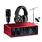 Focusrite Scarlett 4i4 Gen 4 with Audio-Technica Microphone & Sterling Studio Headphone Package (Stand & Cable Included) thumbnail