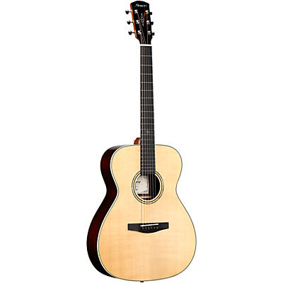 Alvarez Lf70e Laureate Series Folk-Om Acoustic-Electric Guitar Natural for sale