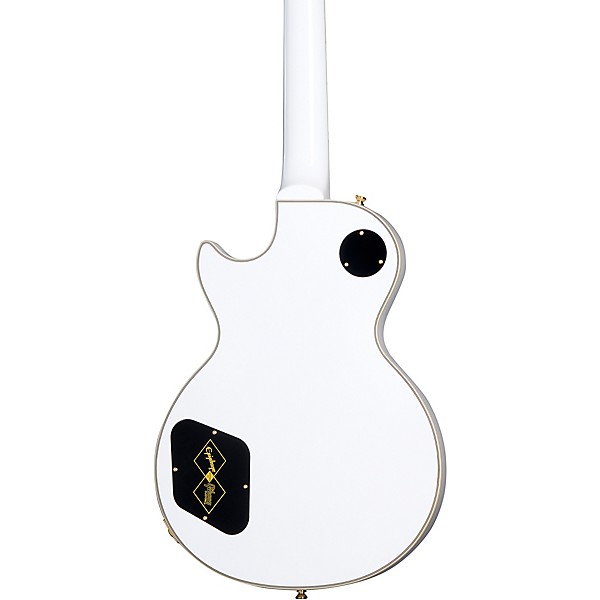 Epiphone Inspired by Gibson Custom Les Paul Custom Electric Guitar Alpine White