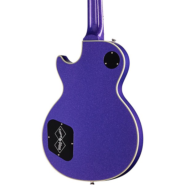 Epiphone Inspired by Gibson Custom Les Paul Custom Electric Guitar - Amethyst Sparkle