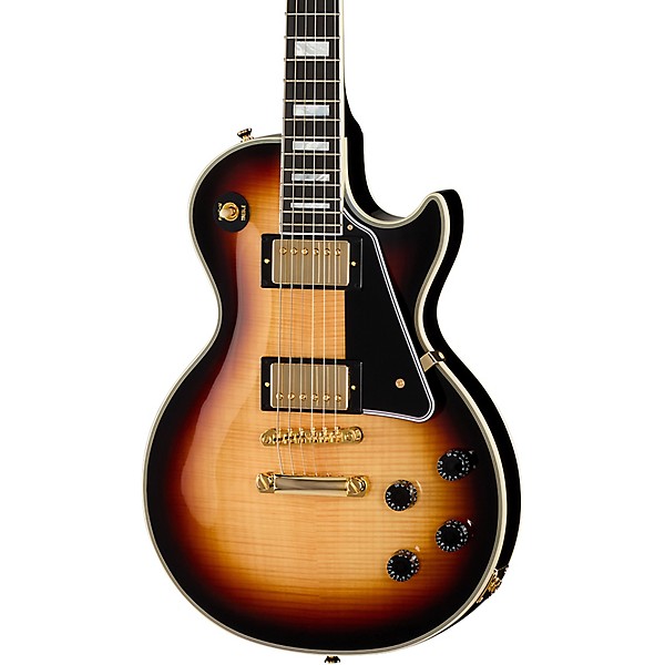 Epiphone Inspired by Gibson Custom Les Paul Custom Electric Guitar - Sedona Burst