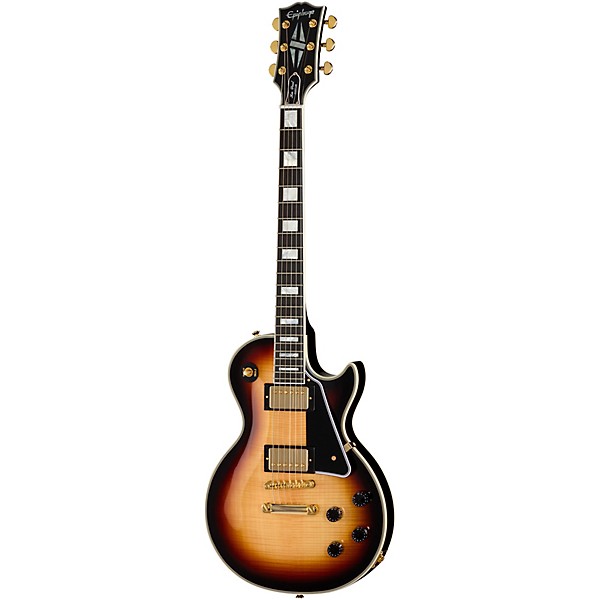 Epiphone Inspired by Gibson Custom Les Paul Custom Electric Guitar - Sedona Burst