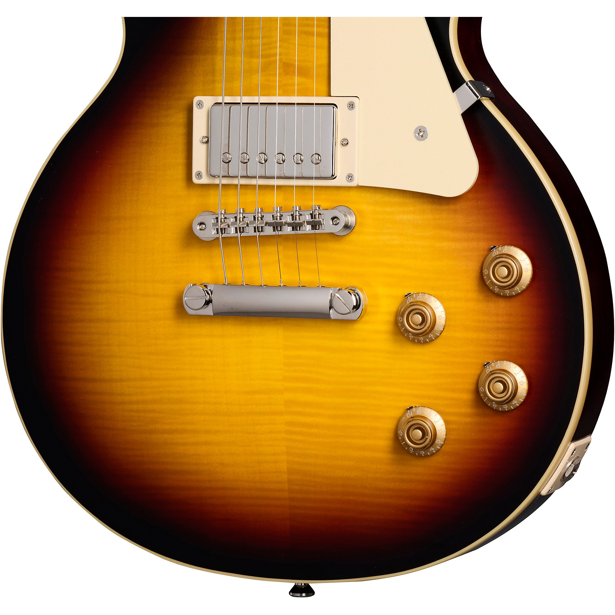 Epiphone Inspired by Gibson Custom 1959 Les Paul Standard Electric Guitar  Tobacco Burst | Guitar Center