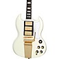 Open Box Epiphone Inspired by Gibson Custom 1963 Les Paul SG Custom With Maestro Vibrola Electric Guitar Level 2 Classic White 197881153045 thumbnail