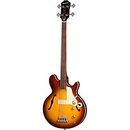 Epiphone Jack Casady Fretless Bass Aged Royal Tan