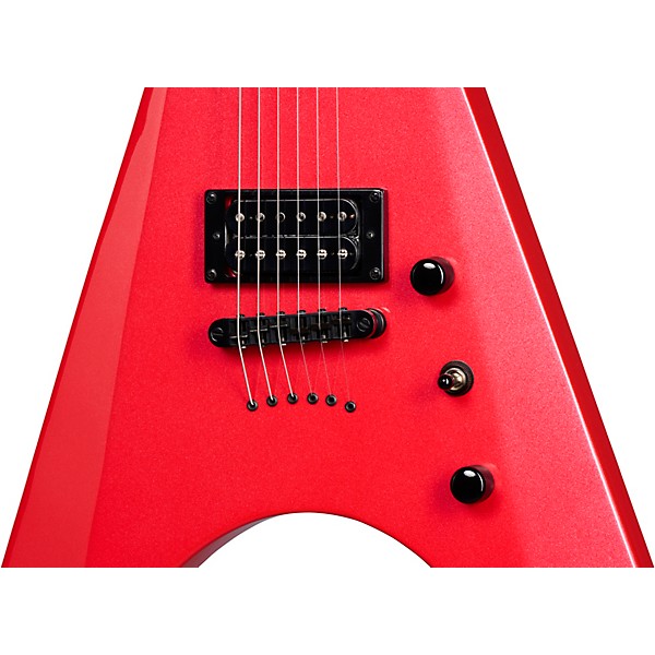 Kramer Nite-V Electric Guitar Crimson Red Metallic