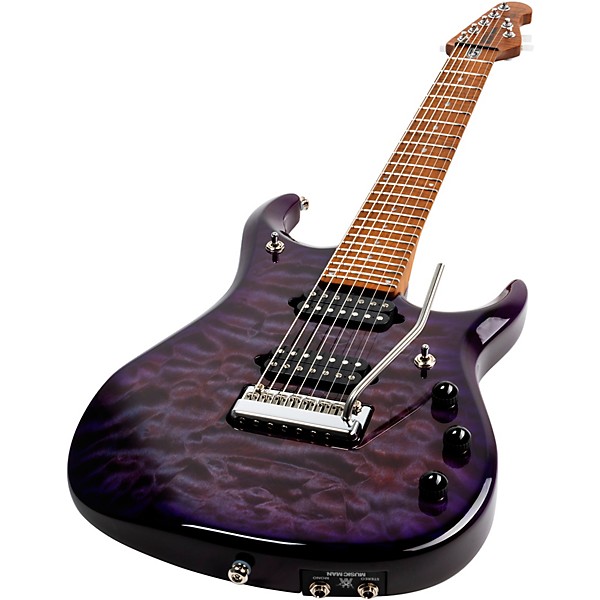Ernie Ball Music Man JP15 7 String Electric Guitar Purple Nebula