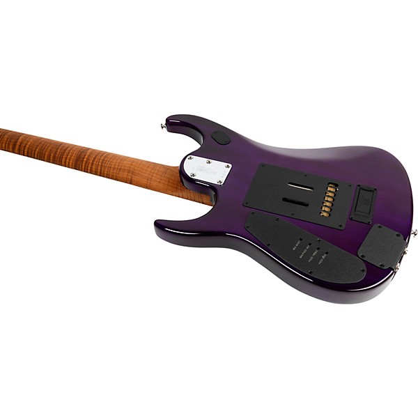 Ernie Ball Music Man JP15 7 String Electric Guitar Purple Nebula
