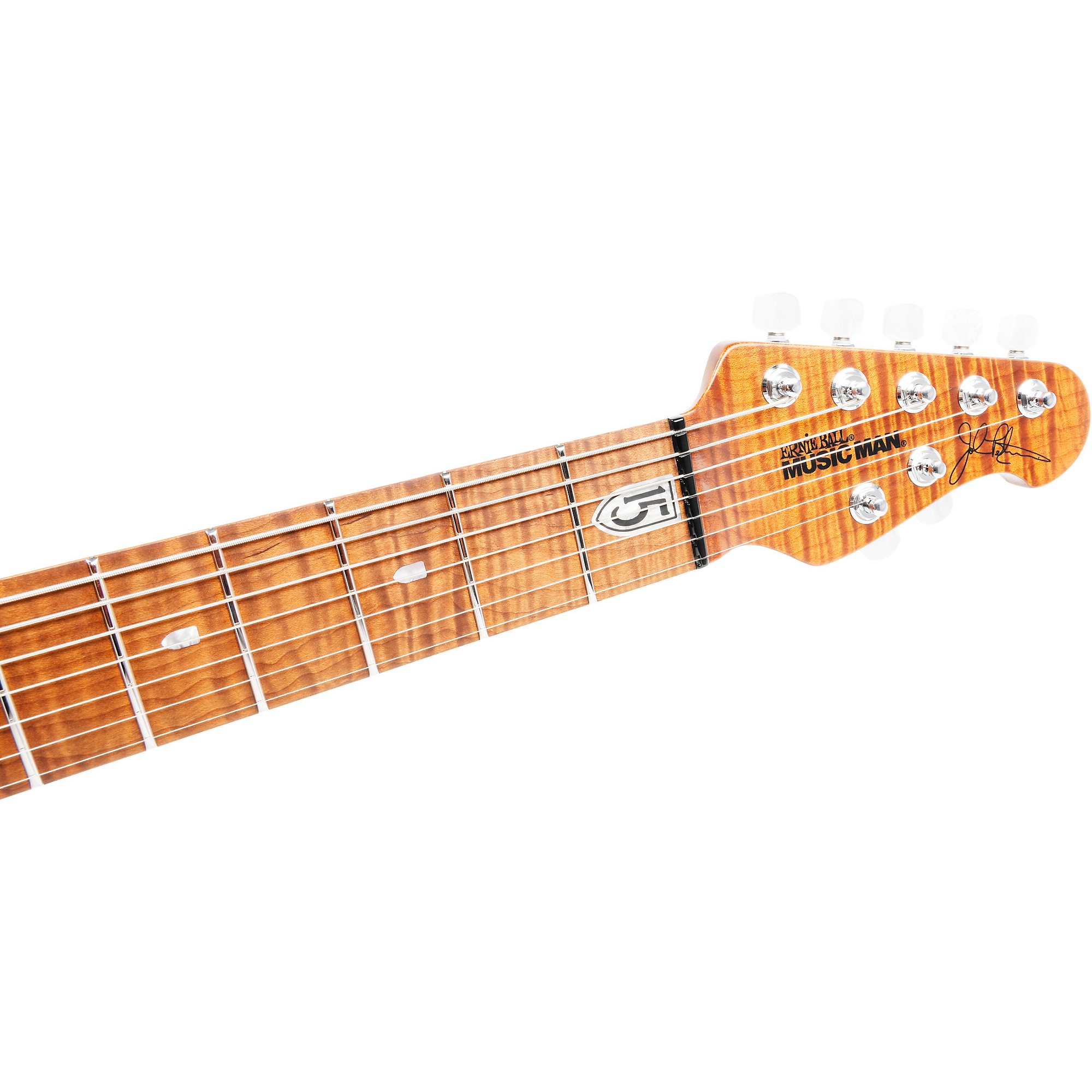 Platinum Ernie Ball Music Man JP15 7 String Electric Guitar Purple