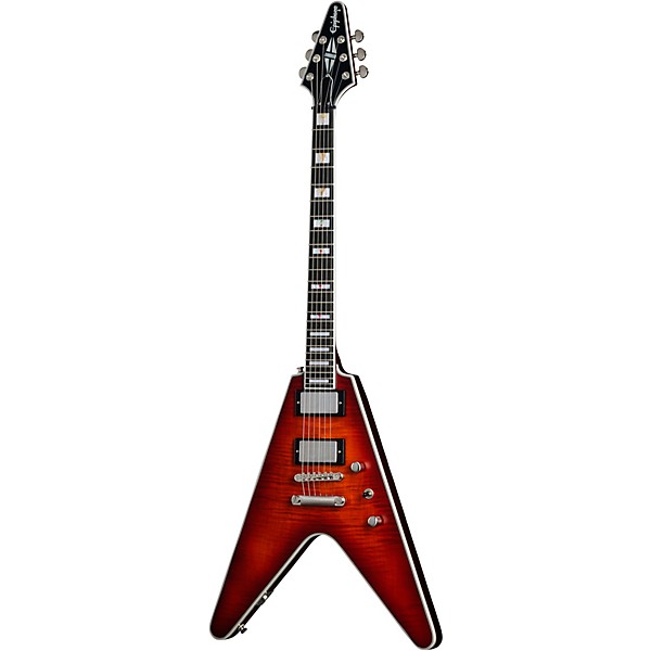 Epiphone Flying V Prophecy Electric Guitar Aged Bengal Tiger Burst