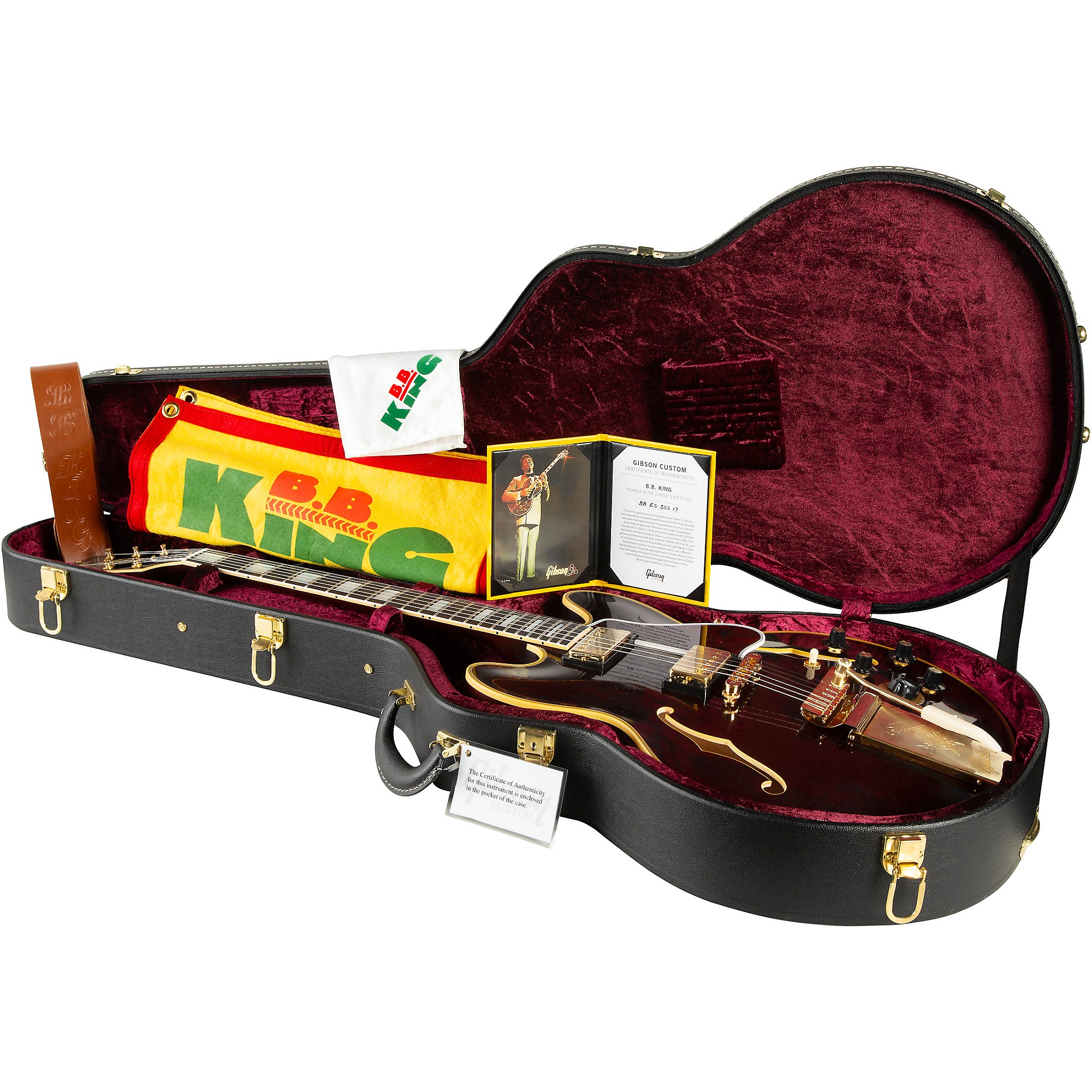 Platinum Gibson Custom B.B. King 
