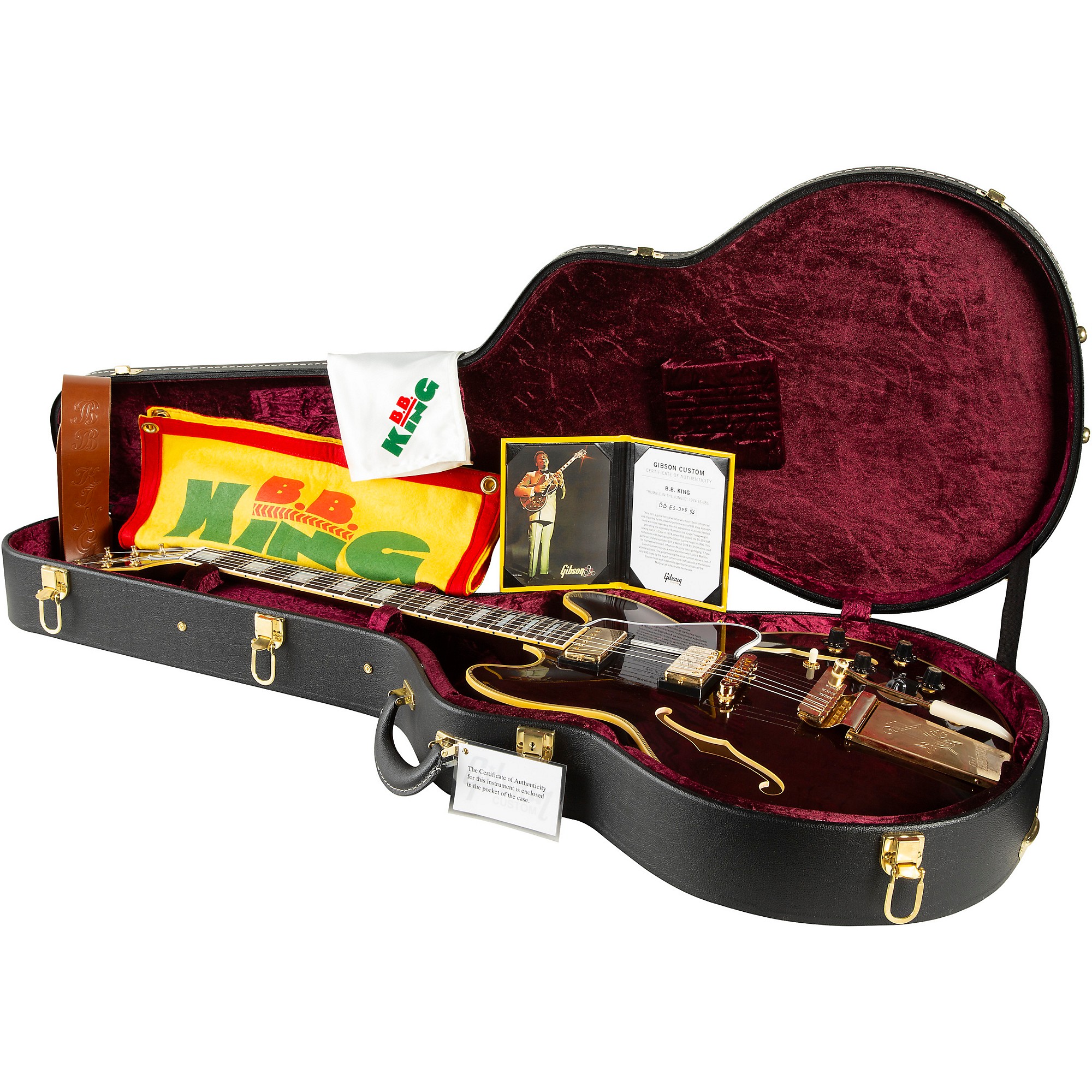 Platinum Gibson Custom B.B. King 
