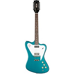 Gibson Custom 1965 Non-Reverse Firebird V 12-String Reissue Electric Guitar Aqua Mist