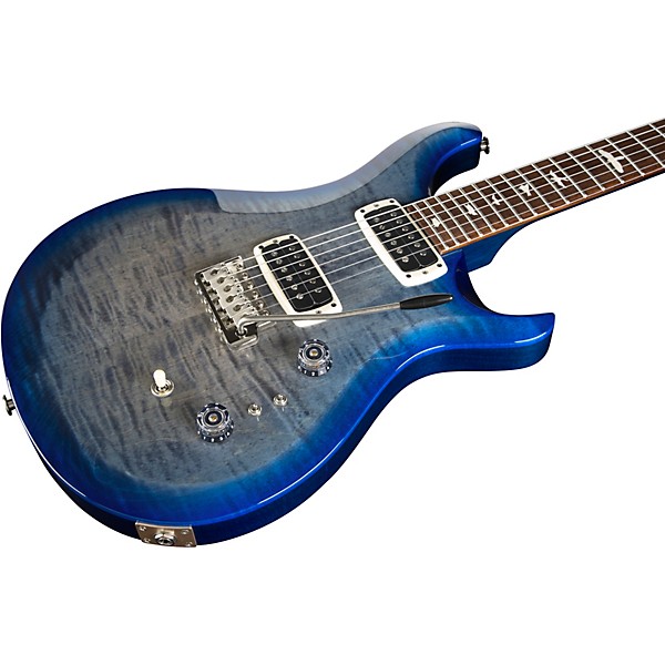PRS S2 Custom 24-08 Electric Guitar - Faded Gray Black Blue Burst