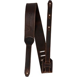 Martin Luxe by Martin Leather Guitar Strap Brown 2.5 in.