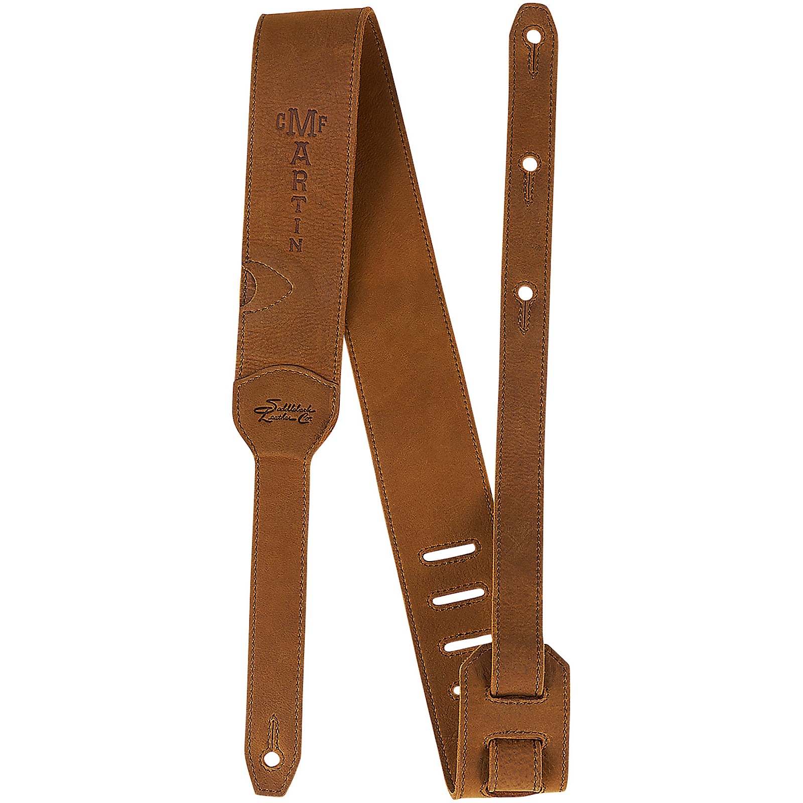 Martin Luxe by Martin Leather Guitar Strap Tan 2.5 in. | Guitar Center