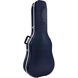 Martin 640 Dreadnought Molded Acoustic Guitar Case Navy Blue Silver