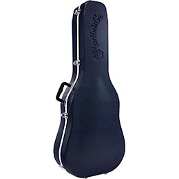 Martin 000 630 Molded Acoustic Guitar Case Navy Blue Silver
