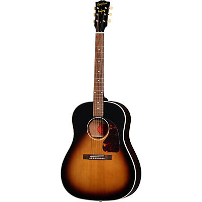 Epiphone Inspired By Gibson Custom 1942 Banner J-45 Acoustic-Electric Guitar Vintage Burst for sale