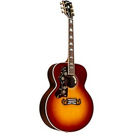 Gibson SJ-200 Standard Rosewood Left-Handed Acoustic-Electric Guitar Rosewood Burst