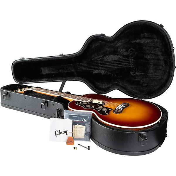 Gibson SJ-200 Standard Rosewood Left-Handed Acoustic-Electric Guitar Rosewood Burst