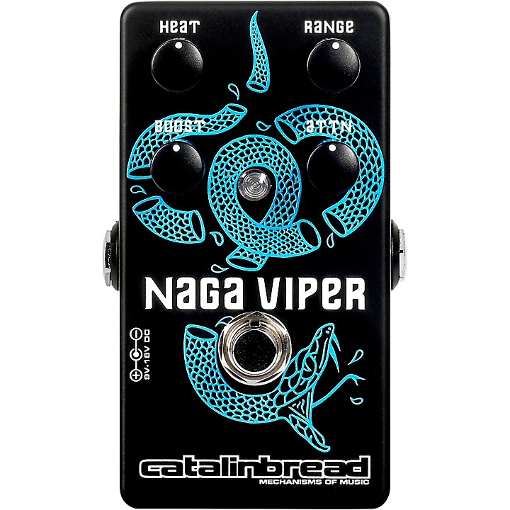Catalinbread Naga Viper MKII Treble Booster Effects Pedal Black