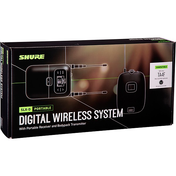 Shure Shure SLXD15 Portable Digital Wireless Bodypack System Band G58