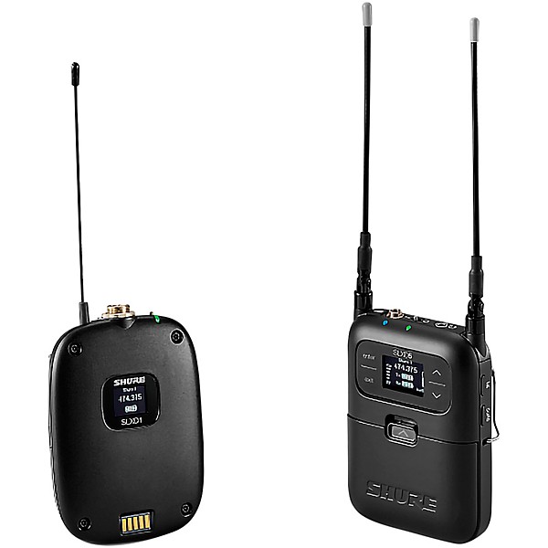 Shure SLXD15/DL4B Portable Digital Wireless Bodypack System with DL4B Lavalier Microphone Band J52