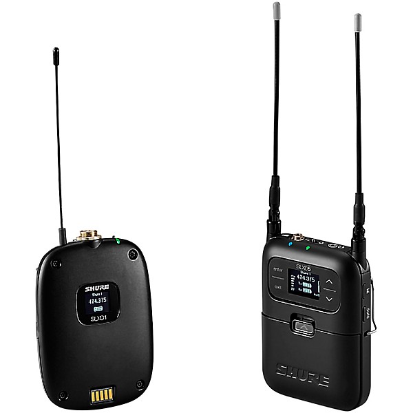 Shure SLXD15/85 Portable Digital Wireless Bodypack System with WL185 Lavalier Microphone - Band G58 Band H55