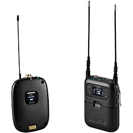 Shure SLXD15... Shure SLXD15/UL4B Portable Digital Wireless Bodypack System with UL4B Lavalier Microphone - Band G58 Band H55