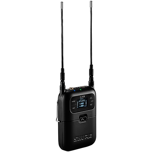 Shure SLXD24/SM58 Portable Digital Wireless Bodypack System With Handheld Transmitter Band G58