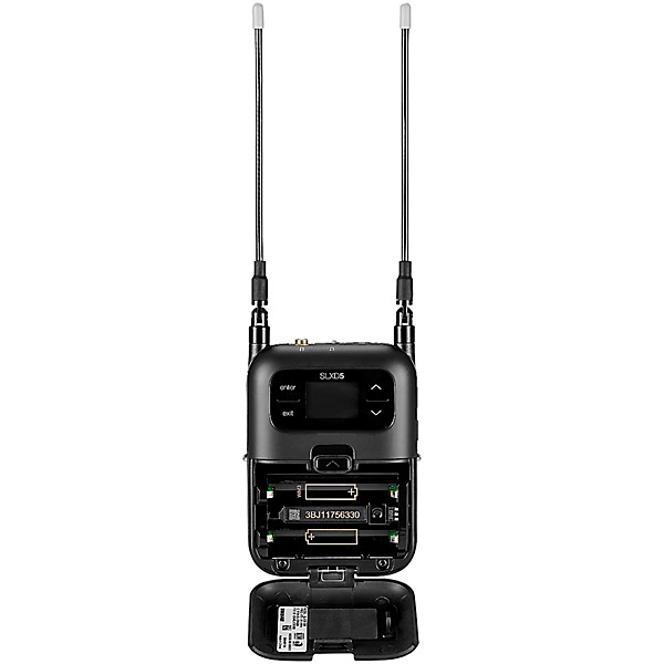 Shure SLXD24/SM58 Portable Digital Wireless Bodypack System with Handheld Transmitter - Band G58 Band H55