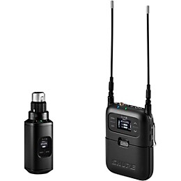 Shure SLXD35 Portable Digital Wireless Plug-On System with SLXD3 XLR Plug-On Transmitter - Band G58 Band J52
