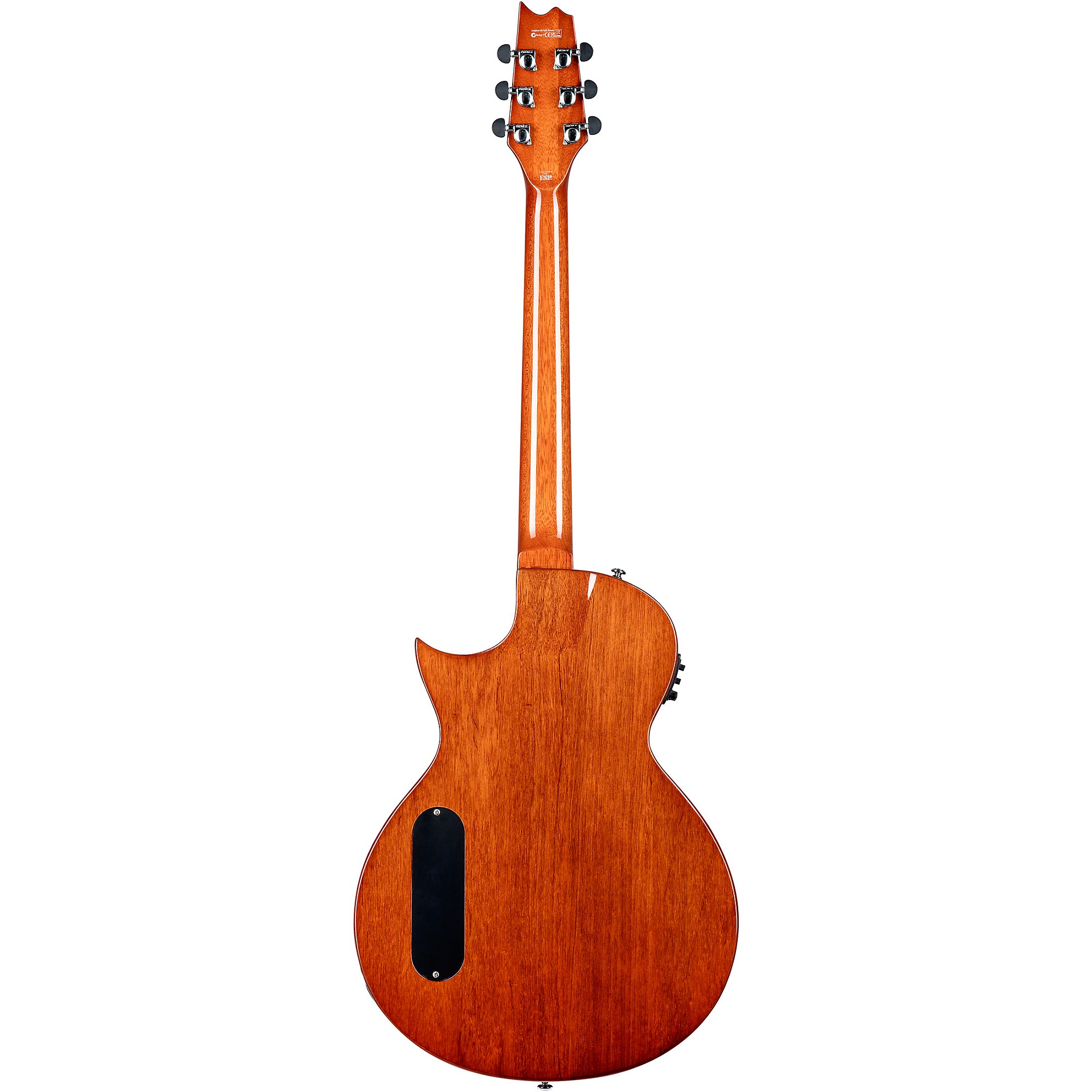 ESP LTD TL-6 Thinline Acoustic-Electric Guitar Charcoal Burst