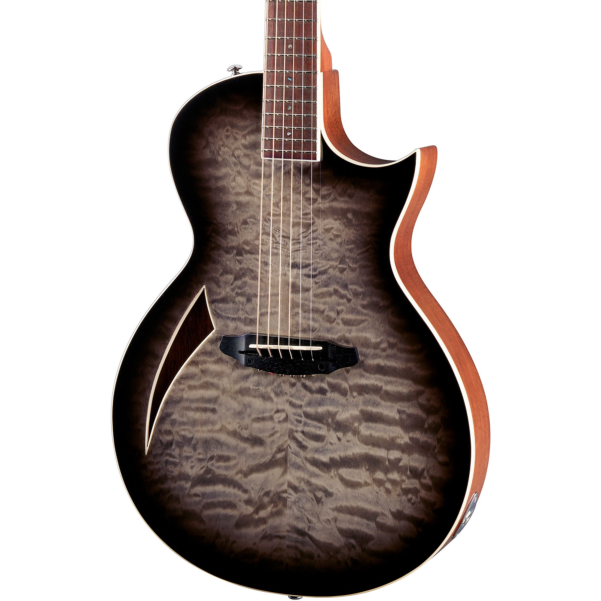 ESP/LTD LTD TL-6 Thinline Acoustic/Electric Guitar (Natural)